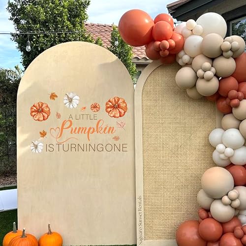 Vinilo decorativo A Little Pumpkin para primer cumpleaños miniatura 3