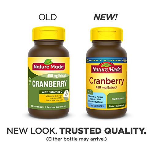 60 Count, Nature Made Cranberry + Vitamin C Softgels 5.23(63 Off