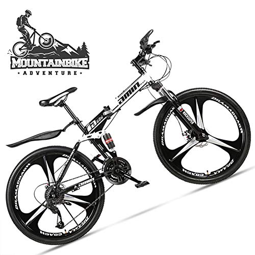 MEVZHH Frenos de Disco Mecánicos de Bicicleta de Montaña de Doblepensión, Bicicletas de Sendero de Montaña de Neumáticos Grasos Adultos Hombres Mujeres, Bicicleta de Montaña de Acero Al Carbono Alto,