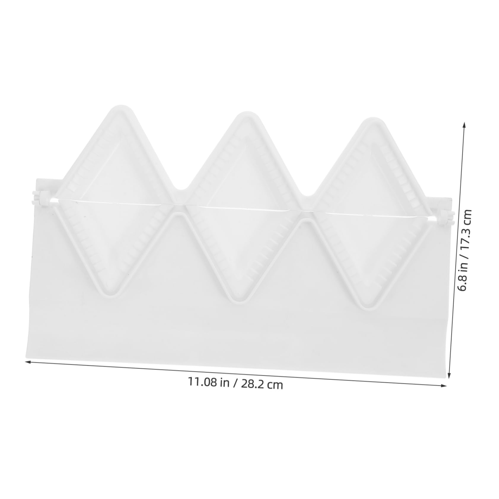 Cabilock -one Dumpling Set Empanada Press Press and Ravioli Maker 4 Holes Plastic Easy to Clean for Home Cooks