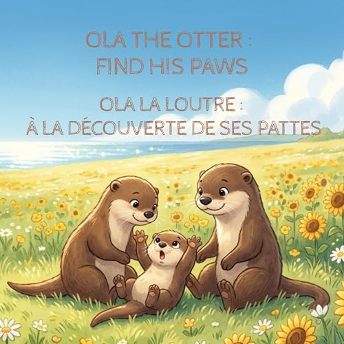 OLA LA LOUTRE : À LA DÉCOUVERTE DE SES PATTES | OLA THE OTTER : FIND HIS PAWS | Bilingual English French Baby Book | 3–6 Month Milestone | First Laugh ... | Livre Bilingue | Ages 0–3 (French Edition)