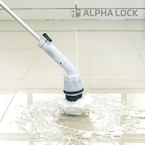 ALPHA LOCK Turbo Spin Wireless Bathroom Cleaner Toilet Tile Cleaner 220V