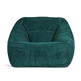 MIT GANZ VIEL SOUL; Inspiriert von den Retro-Zukunft-Trends, kombiniert mit klassischem 70er-Jahre-Design und topmodernem Styling; Verleihen Sie Ihrem Wohnraum mit dieser entspannten Sesselvariante einen Hauch von Raffinesse; Ob als Schlafzimmerstuhl oder Beistellsessel für Besucher im Wohnbereich: dieser Sitzsack kombiniert Vintage-Stil mit modernem Design und schafft einen optimalen Ort der Entspannung