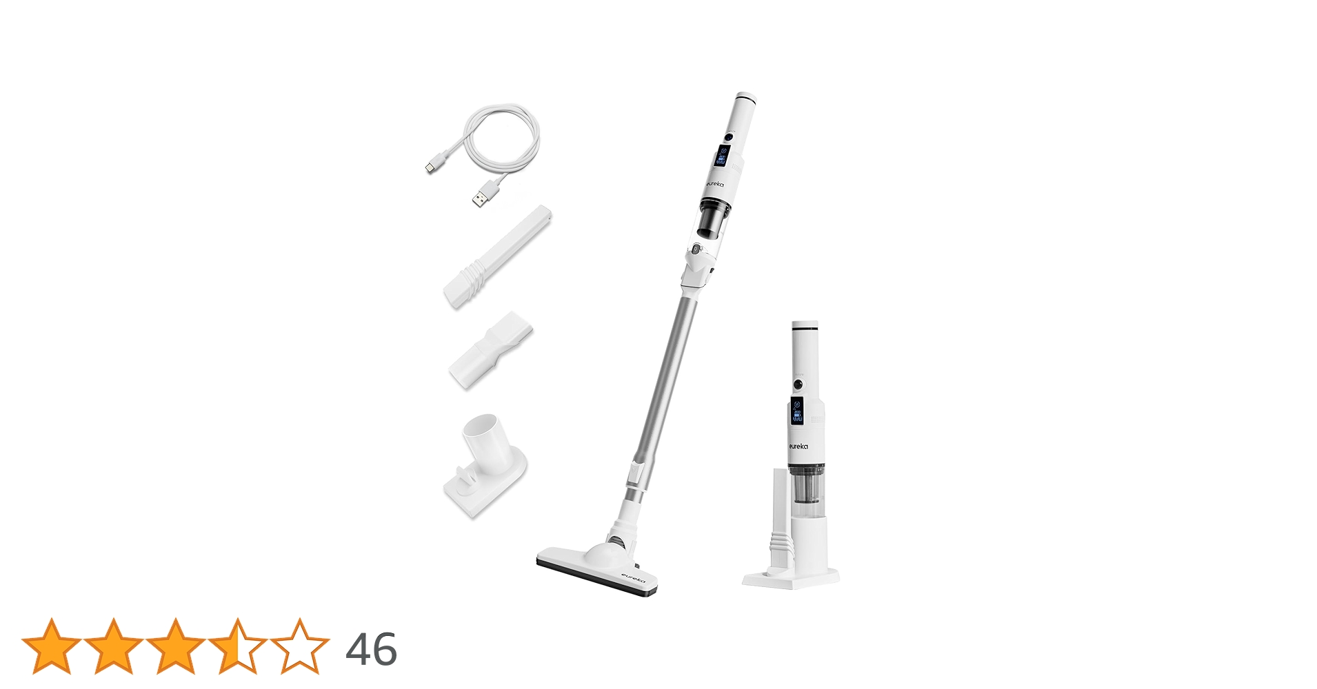 EUREKA ユーリカ NEC210 コードレス スティッククリーナー 掃除機 Amazon.co.jp: 【収納スタンド付＆軽量のスリムボディ】EUREKA