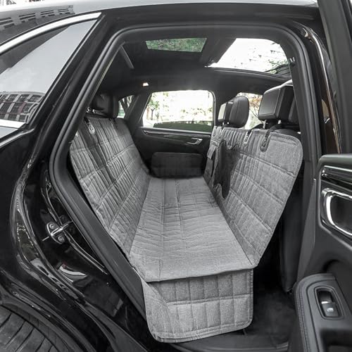 レクサス LX 4代目 VJA310W型 LX600 2022~ 犬 ドライブボックス 後部座席 ペット用ドライブシート 犬 猫用 車用ペットシート 可視メッシュ窓 カーシートカバー 長さ調節可能 車用シートカバー 耐摩 汚れキズ防止 お出かけ 旅行 洗え