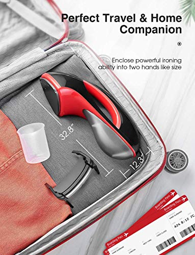 Défroisseur Vapeur, 15s Chauffage rapide, 1500W Vertial and Horizontal 2 en 1, 12mins Vapeur Continue and Stable,Fer à Repasser Portable, Convient à la plupart des textiles Défroisseur Vapeur, 15s Chauffage rapide, 1500W Vertial and Horizontal 2 en 1, 12mins Vapeur Continue and Stable,Fer à Repasser Portable, Convient à la plupart des textiles
