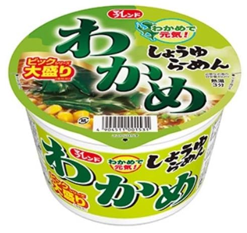 マイフレンド わかめしょうゆらーめん 大盛り 100g カップ麺 1個 大黒食品