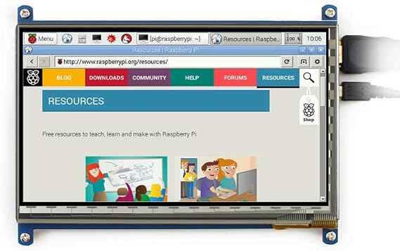 WaveShare 7 Inch HDMI Kapasitif Dokunmatik LCD Ekran - 800x480 (B)