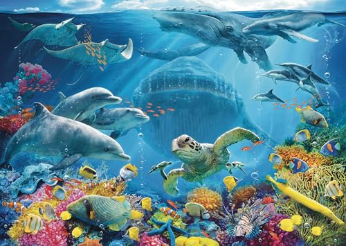 Ravensburger 'Life Underwater' Large Format Jigsaw Puzzle | 300 Unique Pieces | Softclick Technology Ideal for Kids and Adults | FSC-Certified - Image 2