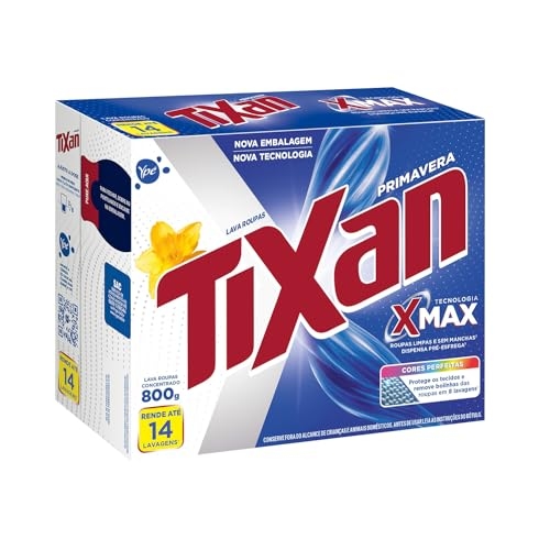 Ypê Lava Roupas em Pó Tixan Primavera 800g Ypê Lava Roupas em Pó Tixan Primavera 800g