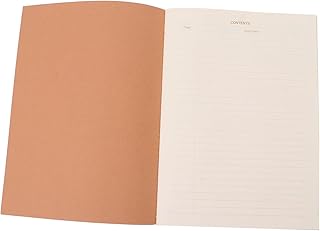 LALAFINA 1pc Experiment Notebook Students Subject Notebook Digital Notebook Student Notebook Chemistry Paper Writing Paper Lab Notebook Chemistry Number Kraft Paper Office Plan