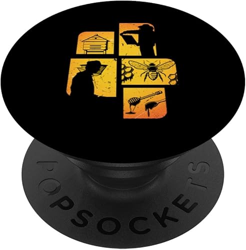 Beekeeper Gloves for Men Beekeeping Tool Bee Lover Beekeeper PopSockets Standard PopGrip