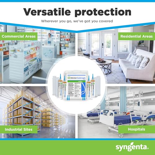 image for Syngenta Advion Cockroach Gel Bait, 4 Tubes x 30-Grams, 4 Plunger and 