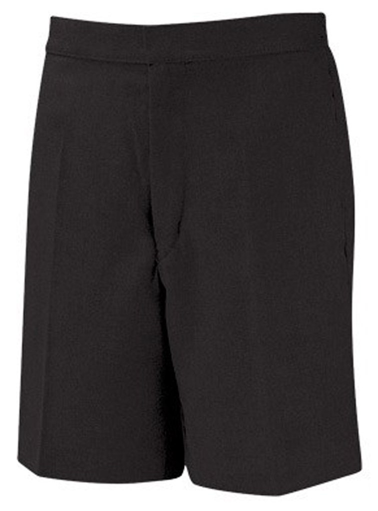 David Luke School Uniform Flat Front Classic Shorts Brown 32"