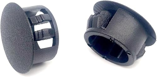 Vista 34 de Tapones de agujero de 1/2 pulgada de plástico tipo empotrado, tapones de orificio a presión para tubo de bloqueo a presión, tapas de rosca, tapas