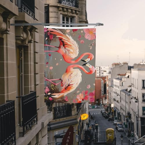 Drapeau extérieur robuste anti-décoloration 1,2x1,8m double face pour météo difficile - 6