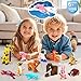 HOGOKIDS 24 Pack Valentines Party Favors for Kids – 1000 PCS Mini Animals Building Block Toy Set for Valentines Day Goodie Bag Stuffers Classroom Prizes Birthday Gifts for Kids Ages 6+