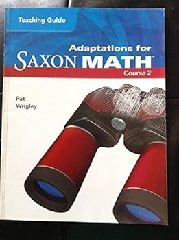 Paperback Teaching Guide Adaptations for Saxon Math Course 2 Book