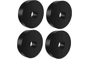 Set of 4 Rubber Isolation Feet Pads Ideal for Washing Machine and Electrical Appliances