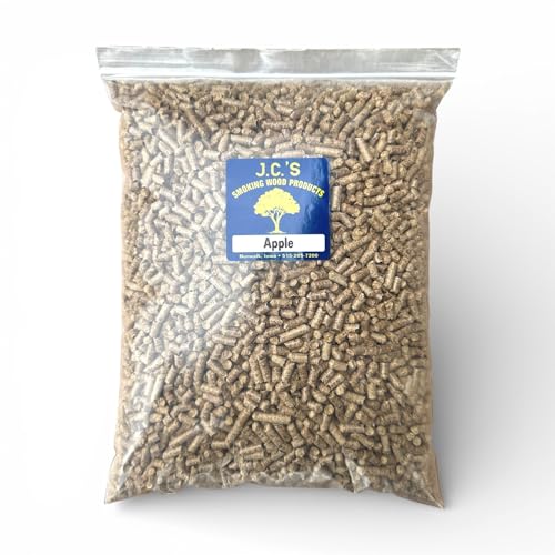 J.C.'s Smoking Wood Products J.C.'s - Pellets de Madera para Fumar – 9 LB Bolsa – Apple