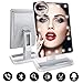 Lighted Makeup Mirror, Vanity Mirror with Bluetooth, 360° Rotation, Adjustable Brightness, Touch Screen, Detachable 10X Magnification Spot Mirror, Rechargeable by Beautify Beauties