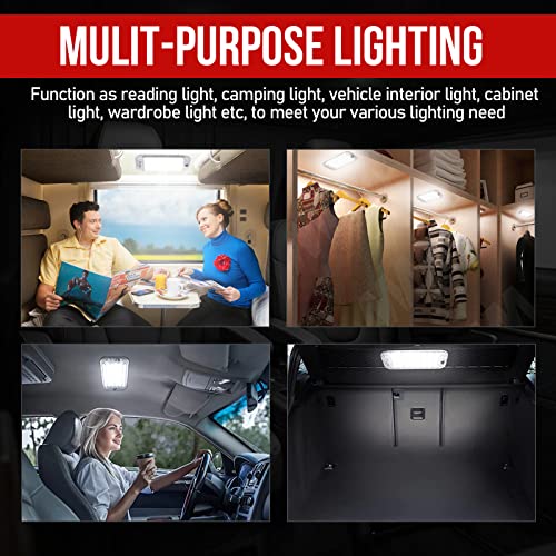 Falta luz maletero? Luces LED interior coche 12V apagan sombras 6