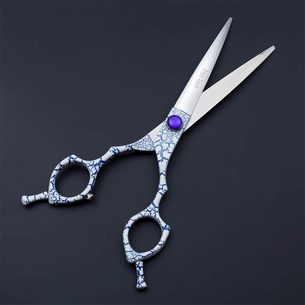 6,5 Pollici Governare Dell'animale Domestico Forbici, in Acciaio Inox Professionale Dog Grooming Scissors Up-Curvo Scissor, Luce E Sharp, per Pet Barber Shop