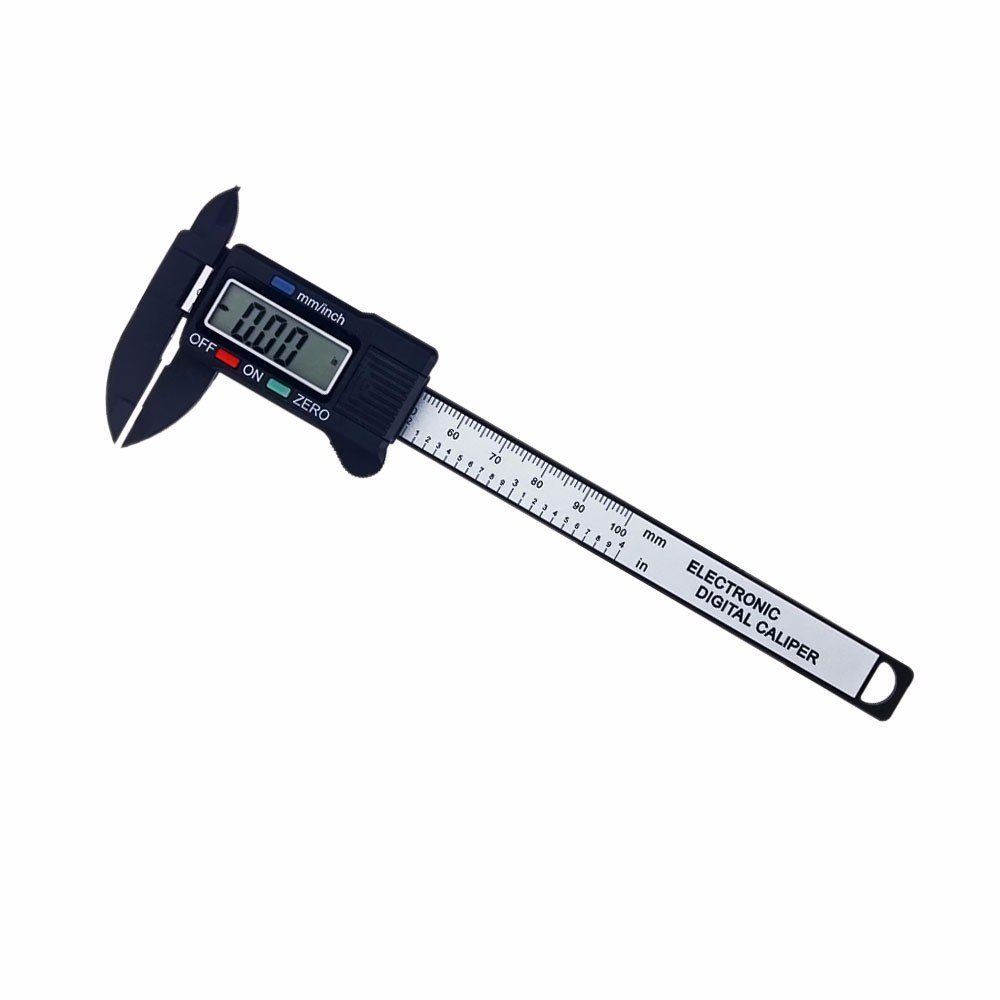 Digital Calipers 100 mm 4 inch LCD Digital Electronic Carbon Fiber