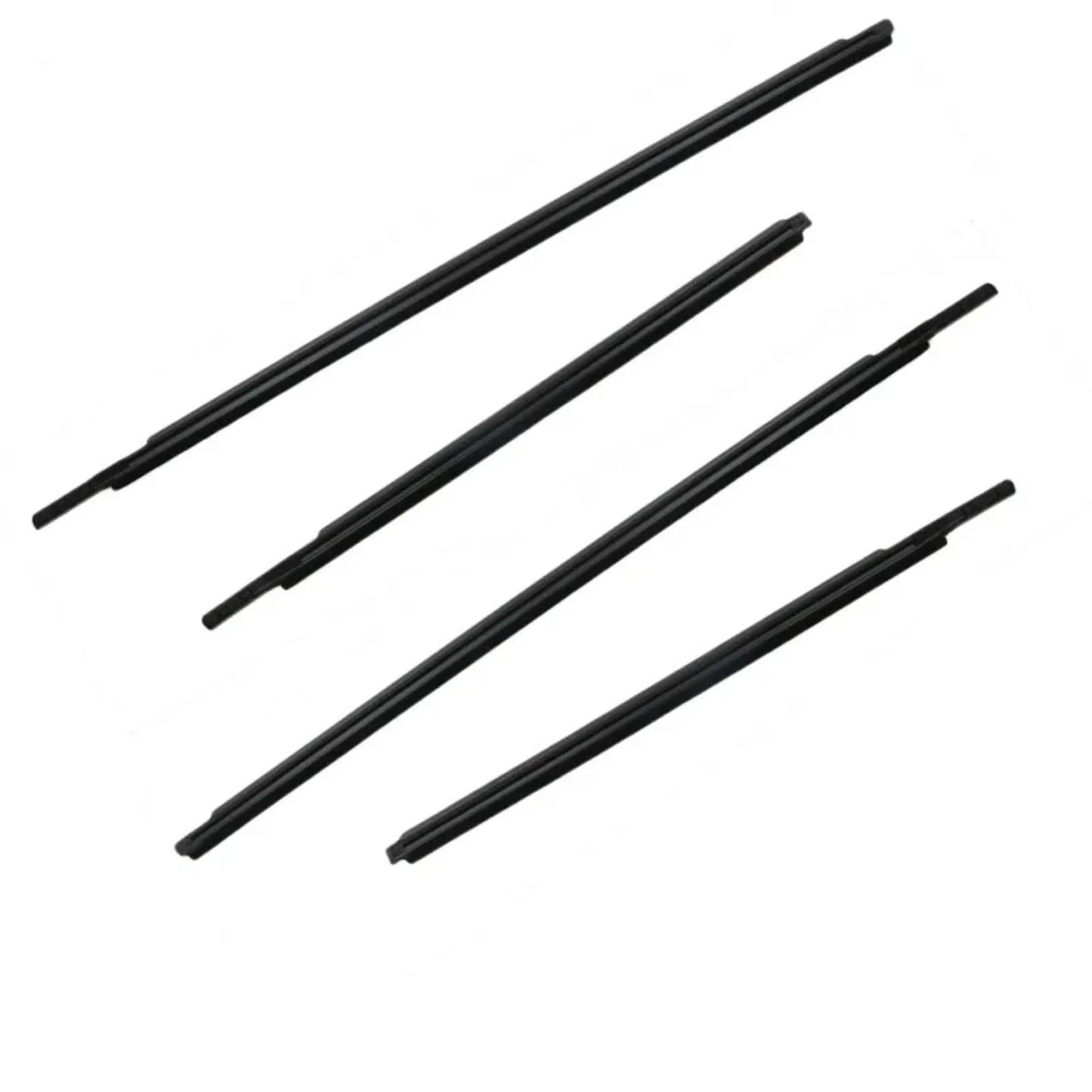 Automotive Window Seals Vehicle Weather Stripping Compatible with Toyota for Vios 2008-2013 Outer Weatherstrip Door Sealing Belt Trim 681600D120
