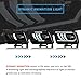 VLAND Projector Led Headlights Compatible with Ford Mustang 2005-2009 with Halogen Headlamps Only w/Amber Sequential Turn Signal w/Dynamic Animation& Breathing Light