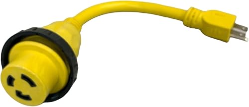 Miniatura 3 de Amp Up Marine & RV Cables 125 V 30 Amp hembra x 15 Amp macho Marine Shore Cable de alimentación Pigtail Boat Adapter - 21103