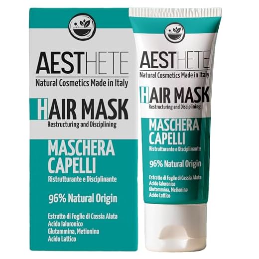 250ml MASCHERA CAPELLI RISTRUTTURANTE Disciplinante Per Capelli Danneggiati, Ricci, Crespi, Lisci e Mossi Riparatrice Professionale, Nutriente e Idratante Per Capelli Secchi, Fragili con Doppie Punte