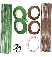 Fil De Fer Fleuriste Ruban Fleuriste Ruban De Fleuriste, Vert, Lot De 4 Ruban De Fleuriste, 27m*12mm Adhésif Rubans Floraux Pour Bouquet Emballage De Fleurs Tige - Fil De Fleurs Pour Travaux