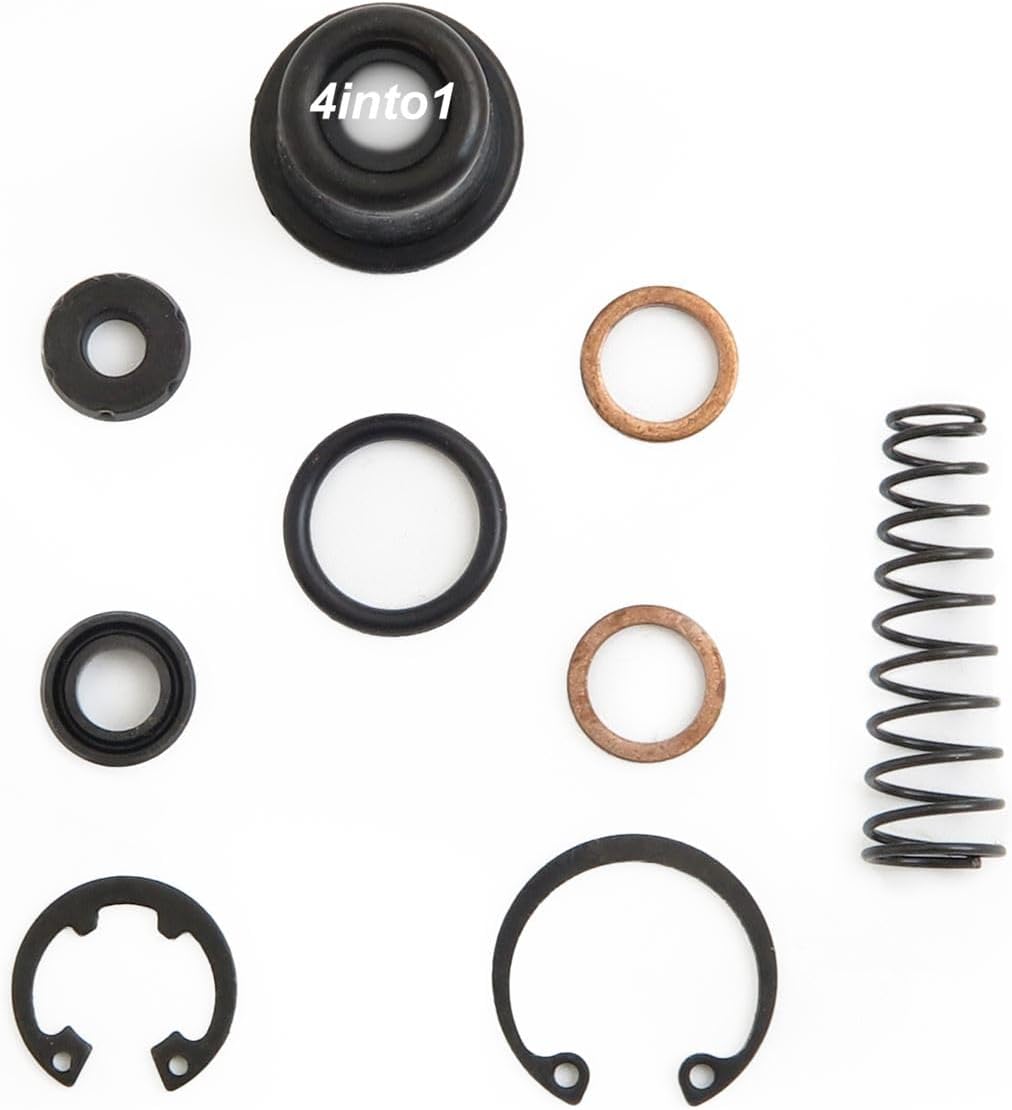 Rear Brake Master Cylinder Rebuild Kit Fits Suzuki RM65 RM80 RM85 RM100 RM125 LT-230 DR250 LT-250 RM250 RMX250 RMZ250 DR350 DRZ400 LT-500 DR650