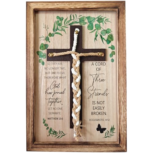 Musgsfbbs Cord of Three Strands, Unity Wedding Cross for Ceremony
