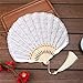 NTCLHFXU Fashion Wedding Laces Folding Fan Wedding Cosplays Partys Home Decorative Ancient Hand Decoration Handheld
