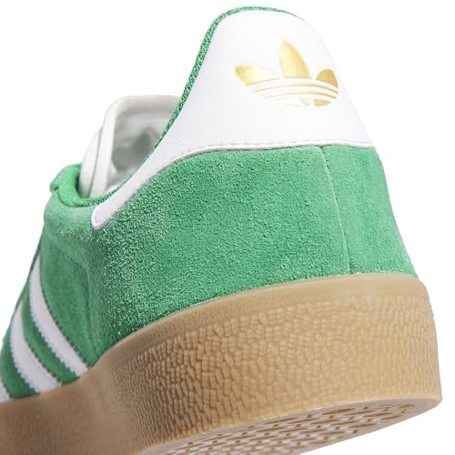 Image of adidas Green /FTWWHT /Goldmt Unisex Gazelle ADV GreenFtwr White /Gold met. 6.5 US, Wide Men