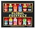 Thoughtfully Gifts Global Cocktail-Mix Set - Geschenk-Set Mit 12 Aromen zum Mischen Für Cocktails (ohne Alkohol) - 12 x 70 ml