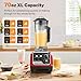 Imagen de MAGETANG Licuadora potente de 1800 W para cocina con jarra de 70 onzas y taza de viaje de 20 onzas