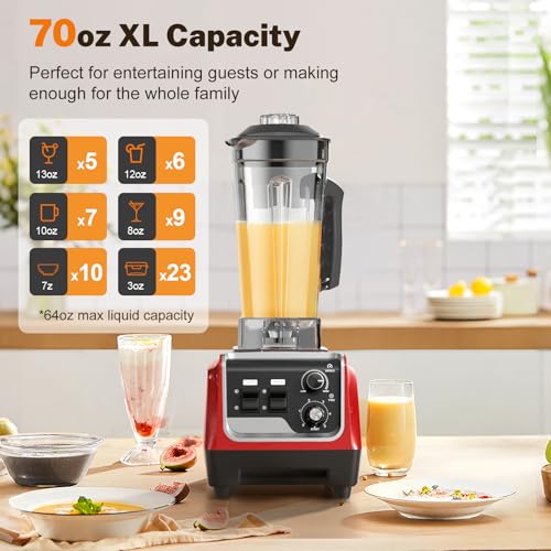 MAGETANG 1800W Smoothie Blender