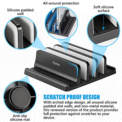 Compare Ryvlan Vertical Laptop Stand Multiple Laptop Holder with