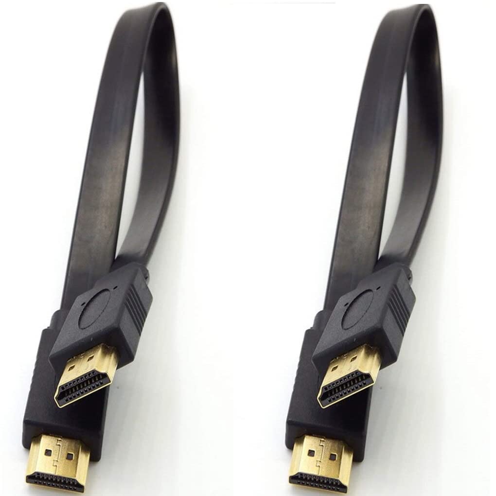 H-its Kabel : 2 Pieces - 30 CM / 0.3 Meter - 1.4V HDMI Male to Male Cable For PS4 xbox Projector HDTV Male-Male HD Cable High speed Gold Plated 1080P 3D Flat HD Cable (B0B18R79WM) Amazon Price History, Amazon Price Tracker