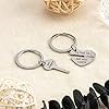 Hightopup Regalo San Valentino 2 Portachiavi coppia per lui e lei. Per anniversario fidanzati, moglie marito, romantico #3