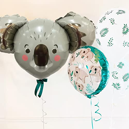 Image of Koala Balloons 2pcs Koala Bear Foil Birthday Balloon Animal Balloon (Brown)