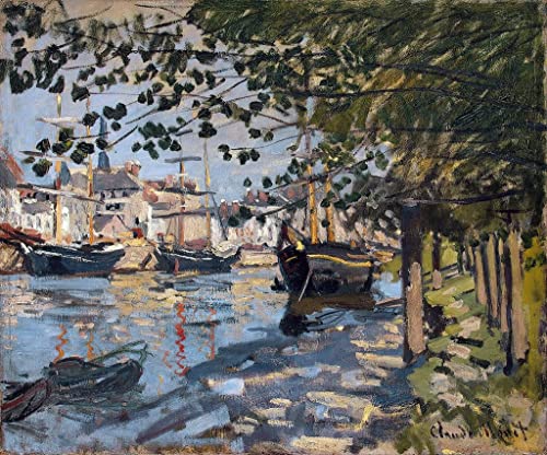 Affiche Toile Claude Monet La Seine à Rouen pour évader votre esprit au quotidien