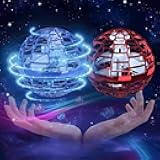 Upgraded 2025 Flying Orb Galaxy Ball 2 PCS Hover Orb Hand Drone Kids Boomerang Ball Cosmic Spinner Globe Magic Flying Spinner Floating Balls Indoor Outdoor Cool Toys Gifts for Kids Ages 6+ Boys Girls