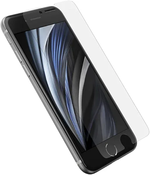 OtterBox ALPHA GLASS Screen Protector for iPhone SE (3rd and 2nd Gen) and iPhone 8/7 - CLEAR