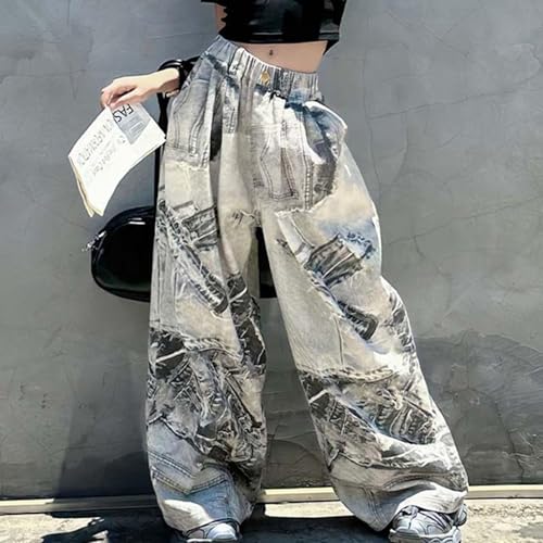 Wide Leg Jeans Girls Baggy Ripped Jeans for Girls Kids Pants for Teens Bow Jeans Kids Size 10-12 10 12-14 14 6 7 82