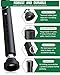 Sliding Door Security Bar - Heavy Duty Patio Door Lock Bar, 17-50inch Adjustable Window Security Bars from Inside, Burglar Proof Sliding Door Stopper Stick, No Drill Tool-Free Easy Installation, 2Pack