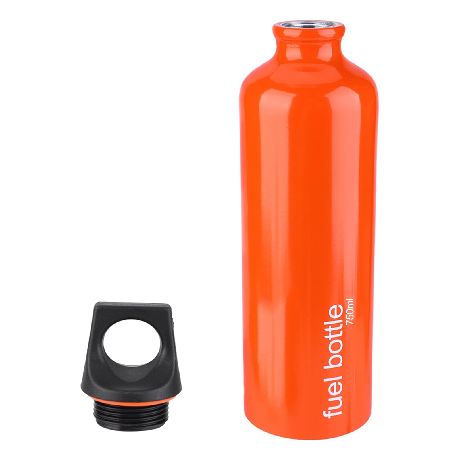 Fuel Bottle, 750ML Aluminium Gas Alcohol Oil Fuel Storage Container Petrol Can for Outdoor Camping Hiking